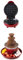 Giles & Posner Chocolate Fountain & Waffle Maker – 3 Tier Cascading Fondue Set, Mini Non-Stick Waffle Iron, 11.5cm Plates, Party Dip & Share, Easy Clean, Savoury & Sweet Treats