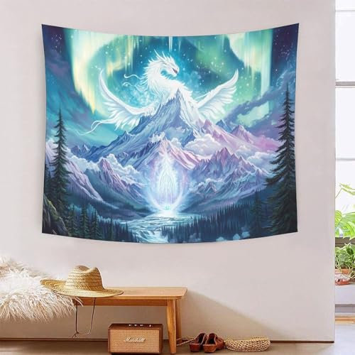 DCABEIOOE Drache Wandteppiche Plakat Tapisserie Wandtuch 70cmx100cm
