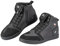 KEMIMOTO Motorrad Schuhe Herren, Motorradstiefel Causal,mit Verstärkte Schaltpads, Aktmungsaktiver Motororad Sneaker,Schwarz/Grau