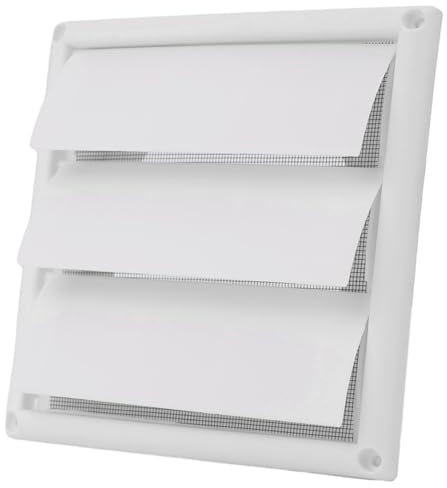 Chenhj Rejillas De Ventilación De Plástico De 4 Pulgadas, Accesorio For De Aire Fresco De Calefacción Y Refrigeración.