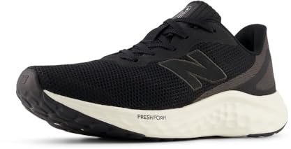 New Balance Herren Fresh Foam Arishi V4 Laufschuh, Schwarz/verblasstes Schwarz, 13 X-Wide