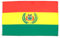AZ FLAG – Lote de 10 banderas de Bolivia – 90 x 60 cm – Bandera boliviana 100% poliéster con ojales metálicos integrados