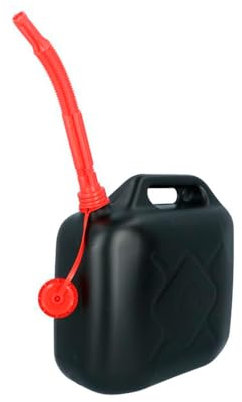 Carpoint Bidón de gasolina, 10 L, color negro, homologación UN