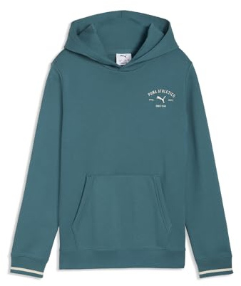 PUMA Jungen Class Graphic Hoodie 176, Emerald Ice Green