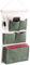 EBETA E Hängeorganizer Tür Wand Organizer Utensilientasche Hängende Aufbewahrungstasche für Eingang Garderobe Badezimmer (Dunkelgrün-Punkte, 5 Fächer)