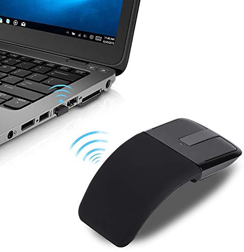 Dioche Wireless Arc Mouse - Bluetooth Touch Thin Portable Folding Mice - Optical Mouse Receiver