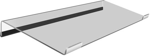 Soporte para Teclado de Ordenador Bandeja de Teclado Acrílico Ergonómico Ángulo Transparente para Mecanografía Juegos Escritorio Oficina Hogar Escuela Reposamuñecas