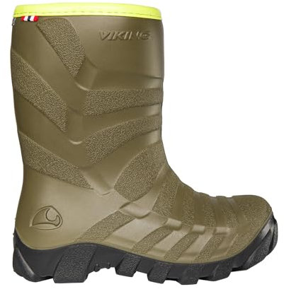 Viking Unisex Kinder Ultra Warm Snow Boot, Khaki Black, 29 EU