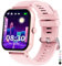 JUBUNRER Smartwatch Bambini Cardiofrequenzimetro Monitor Sonno Contapassi Pedometro Sport Impermeabile Sveglia Calcolatrice Orologio Bambina Bambino Fitness Ragazzi Ragazze Adolescenti Regalo 3+ Anni
