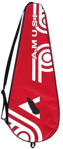 Tasche für Badmintonschläger Hülle Badminton Squashtasche Tragbare Schlägertasche Reißverschluss Badmintontasche für 2 Schläger Wasserdicht Oxford-Stoff Badmintonhülle Schläger Sport Tragetasche