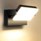 ledmo 150W Wandleuchte Aussen 17000LM LED Strahler Warmweiß 3000K Außenwandleuchte mit 360° Schwenkbar LED Panel Außenlampe Wasserdicht IP65