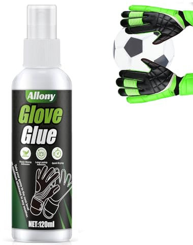 Allony Grip Spray, 120 ml Torwarthandschuhe Spray Grip, Grip Spray Torwarthandschuhe, Anti Rutsch Spray, Torwart Trainingsgeräte Zubehör, Verbessern Sie die Griffigkeit von Handschuhen