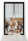 Mosquitera Magnetica 207 x 186 cm Mantiene El Aire Fresco en El Interior Mosquitera Magnética Puerta Fácil Instalación sin Taladrar para Puertas Correderas/Terraza, Negro