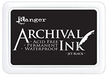 Ranger A3P06701 Jumbo Archival Pad, Synthetic Material, schwarz, 17.1 x 12.7 x 1.9 cm