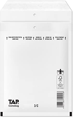 TAP Comebag 81020200 Luftpolster-Versandtaschen weiß