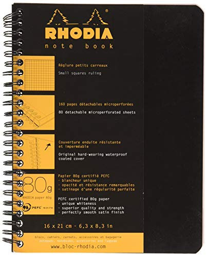 Rhodia 19346C Notebook (liniert, DIN A5+) 1 Stück, farbig sortiert
