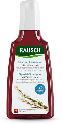 Rausch Weidenrinden Spezial-Shampoo (Kräuter gegen fettige Schuppen, Rötungen und Juckreiz in bewährter Qualität - Vegan), 1er Pack (1 x 200 ml)