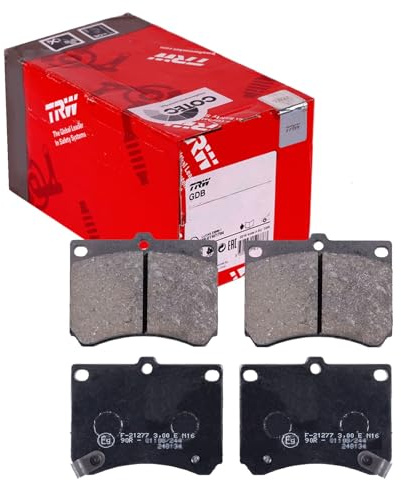 TRW GDB1029 Brake Pad Set of 4 Compatible for Mazda MX-3 (EC) 1991-1998 Front Axle and Other Vehicles