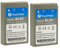2X Blumax Akku für Olympus BLS-5 / BLS-50 | 1100mAh | kompatibel mit Olympus Stylus 1 1s Pen E-PL2 E-PL3 E-PL5 E-PL6 E-PL7 E-P3 E-PM1 E-PM2 - OMD E-M10 und E-M10 Mark II