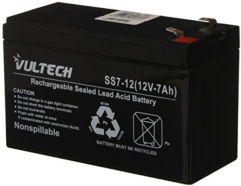 VulTech gs-7ah Batterie au Plomb étanche pour UPS, Noir