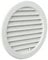 La Ventilazione T16DRB Griglia Tonda in Plastica da Incasso, Bianco, ø 190 mm