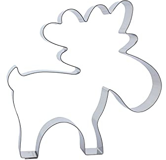 Cutter Sweet 1 Keksausstecher Elch | aus Edelstahl | Skandinavien | Kanada | Weihnachten