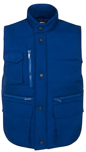 ORN International, Eider Bodywarmer, Mens Workwear Gilet, Padded, with Full front zip and Studded Storm, High Quality and Comfortable, Multiple Easy-Access Pockets, Vibrant Range, Universal Sizes
