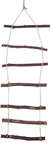 Rayher 65282505 Deko Holzleiter zum Hängen, natur, 96x30x2 cm