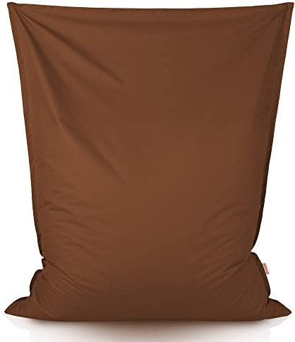 Italpouf Sitzsack XXL Riesensitzsack, Sitzkissen, Indoor & Outdoor, Sitzsack Sessel für Erwachsene, EPS Perlen Füllung, Abnehmbarer Bezug, Waschmaschinenreinigung, Wasserdicht, Braun