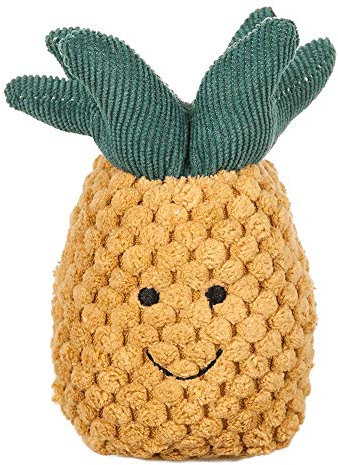 Apricot Lamb Baby rasselt Spielzeug Komfort Plüsch Rassel für Neugeborene Ananas 12cm