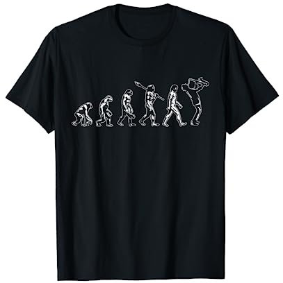 Évolution De Saxophoniste Cadeau Pour Le Musicien Saxophone T-Shirt