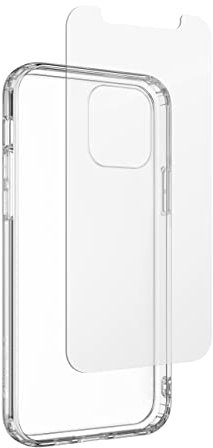 ZAGG InvisibleShield Glass Elite+ 360 for the iPhone 12/12 Pro/11/XR (Screen)- Slim Design, Anti-microbial, Impact Protection, Smudge Free, Scratch Resistant Clear