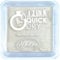 Aladine 19547 Izink Quick Dry Stempelkissen, weiß, 5 x 5 cm