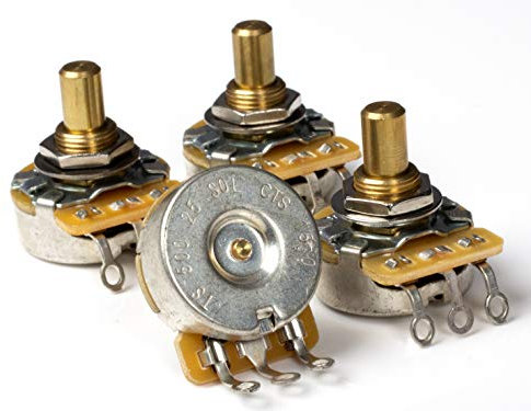 CTS Pot, 500k Audio, Solid-Shaft (4 Pack)