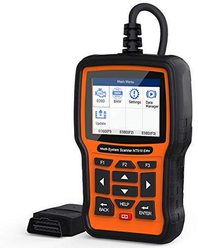 GGQF OBD2 Scanner ABS SRS Airbag SAS AT EPB DPF Reset Battery Registration Car Diagnostic Tool, Designed for Family User