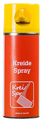 Berasit Spray de craie professionnel pour marquage et marquage, séchage rapide, 400 ml, jaune, unité de livraison = 1 bombe