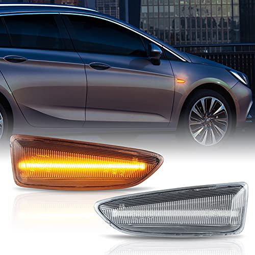 Recambo LED SEITENBLINKER passend für OPEL Astra J K | Insignia B | Zafira C | KLARGLAS
