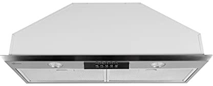 Gurari GCH B 051 70 IS inkl. Umluftset, Einbau Lüfterbaustein/Deckenhaube Einbau Abzugshaube,Dunstabzugshaube 70 cm, Edelstahl, 1000m³/h,Abzugshaube, Abufthaube,Umlufthaube