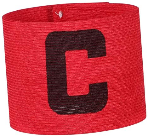 BESPORTBLE Verstellbare Spielerbänder Team Kapitänskapelle Kapitänsbinde Captain C-Armband Fußballkapitänsbands Kapitän Bands Fußball Bands Von Fußballspielern Rot Basketball Kind Argentinien
