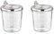 APS 82242 Original 2er Set WECK Gläser 580 ml, Ø 11 cm, H:, Sturzform mit Klappdeckel und Silikondichtung, Einmachglas, Dekoglas, Dessertglas, Vorratsglas, spülmaschinengeeignet, Transparent