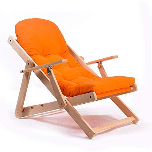 HHUARI Klappstuhl, Verstellbarer Holzstuhl, Lounge-Schwammfüller, Wohnmöbel The New