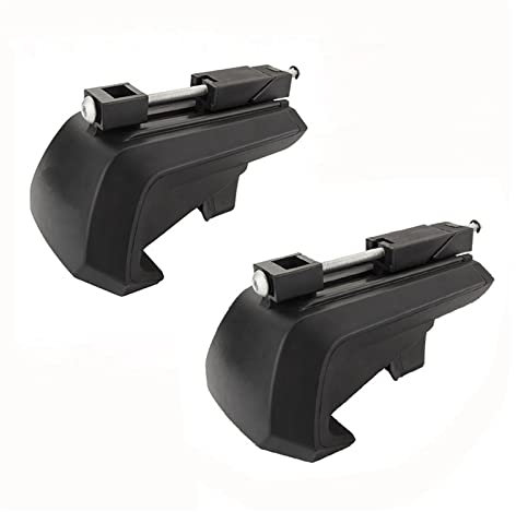 USSIGN Dachträger 2PCS Universal Paw Foot Auto Dach Racks Top Stange Quer Bar Ende Halterung Klemme Verwendet Für Getrennt Geländer Mit Fahrzeuge Dachreling