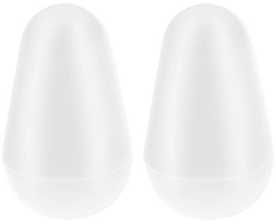 The Lord of the Tools 2pcs Pointe de Commutateur de Micro à 5 Positions pour Guitare Capuchon de l'interrupteur Bouton Compatible avec USA FD Strat/Tele/Stratocaster Guitare Électrique, Blanc
