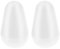 The Lord of the Tools 2pcs Pointe de Commutateur de Micro à 5 Positions pour Guitare Capuchon de l'interrupteur Bouton Compatible avec USA FD Strat/Tele/Stratocaster Guitare Électrique, Blanc