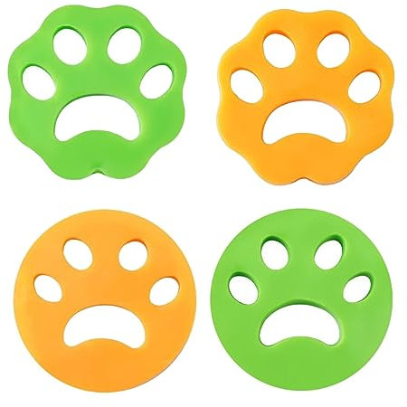 DDKY 8 Pezzi aspira peli Cane Raccogli Peli Animali,Depilatore per Animali Domestici,Cattura peli Lavatrice Animali,Riutilizzabile per Cani Gatti peli di Animali, Biancheria da Letto, Vestiti