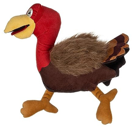 PetLove Hunt & Squeak, Pavo Salvaje, Juguete para Perros y Cachorros con chirriador Oculto y Papel Arrugado.