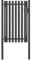 Garden Fence Gate Steel 1x2 m Anthracite