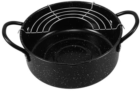 Zerodeko Pentola Giapponese Per Friggere Con Filtro E Mantenimento Del Calore Design Compatto Per Una Facile Conservazione E Pulizia.