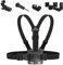 Filltown Adjustable Chest Strap Mount and Backpack Shoulder Strap Mount with Phone Clip Action Camera Accessories Compatible with iPhone 15 14 13 12