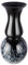 GILDE Vase décoratif - Grand Vase décoratif Moderne - en Verre coloré - Fabriqué à la Main - Hauteur : 43 cm - Noir et Blanc